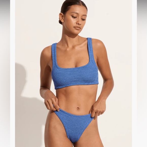 NWT Hunza G Xander in metallic denim - Picture 1 of 5